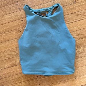 Alo Yoga lace back workout crop top/ sports bra